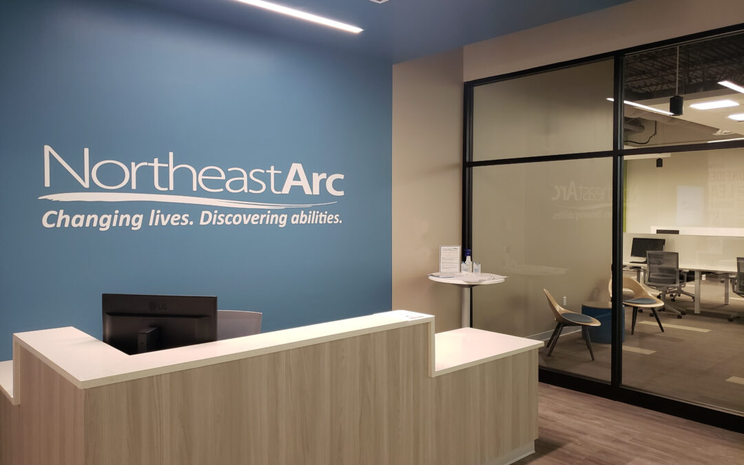 The welcome area at the Center for Linking Lives
