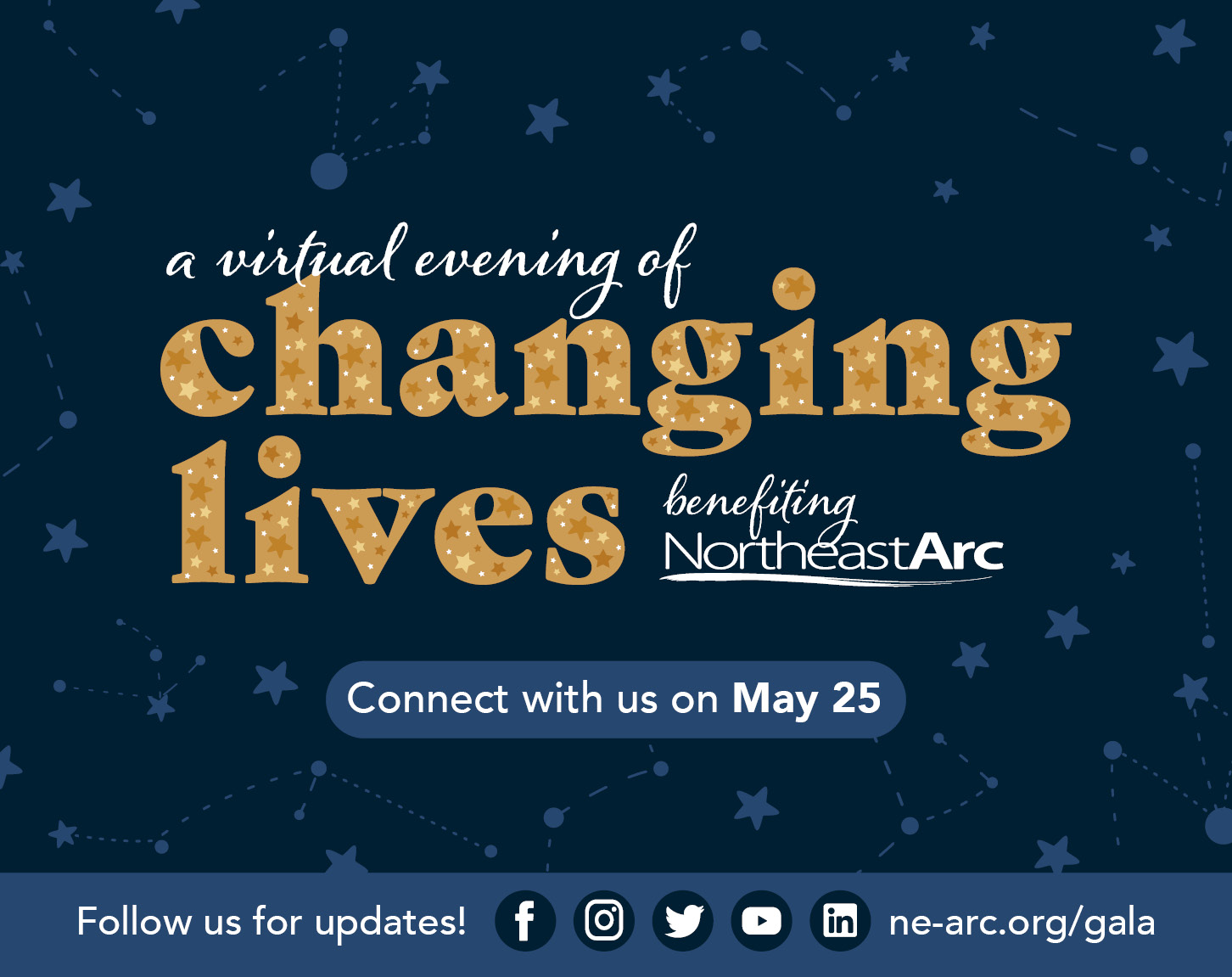 A Virtual Evening of Changing Lives will take place on May 25