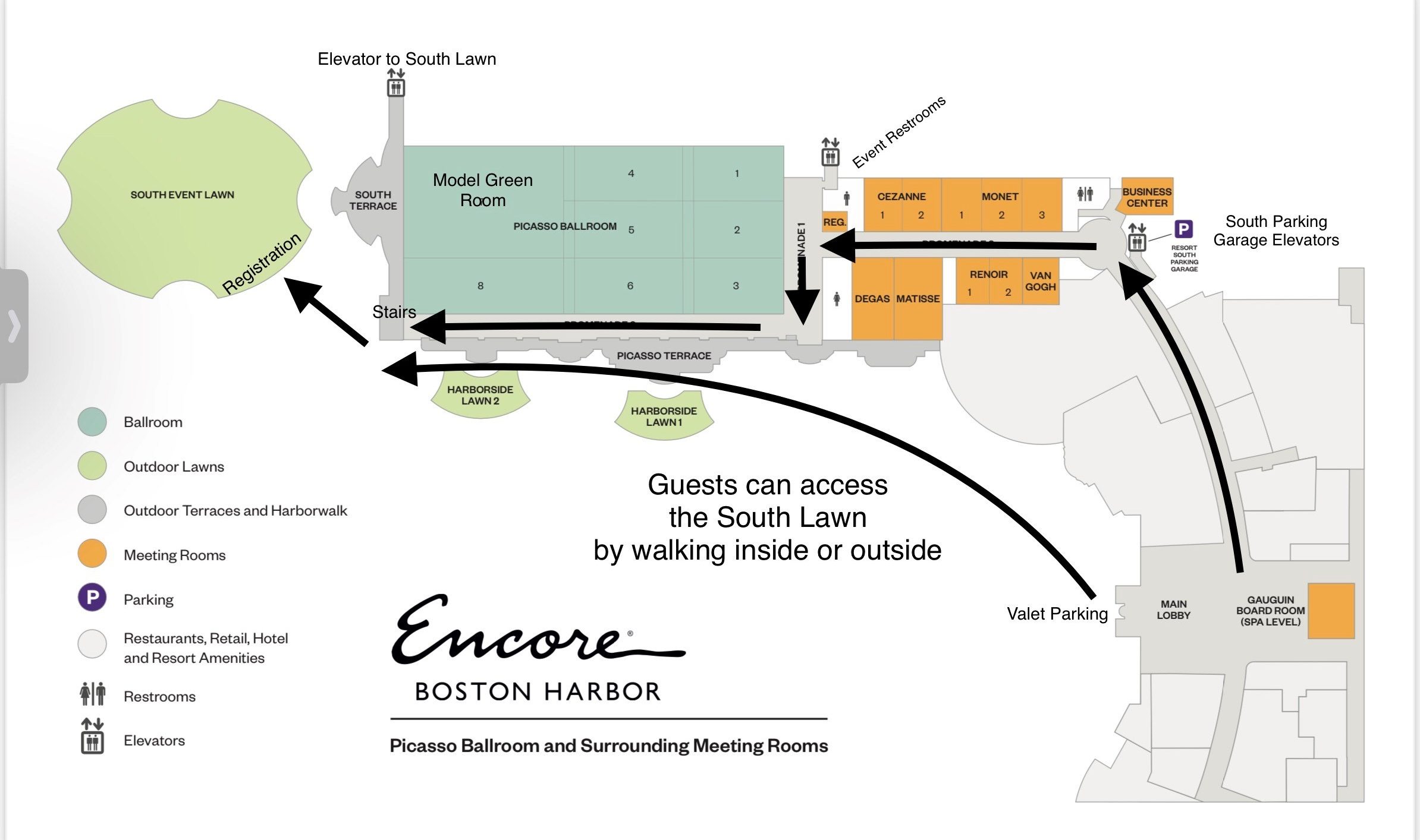 Map of Encore Boston Harbor
