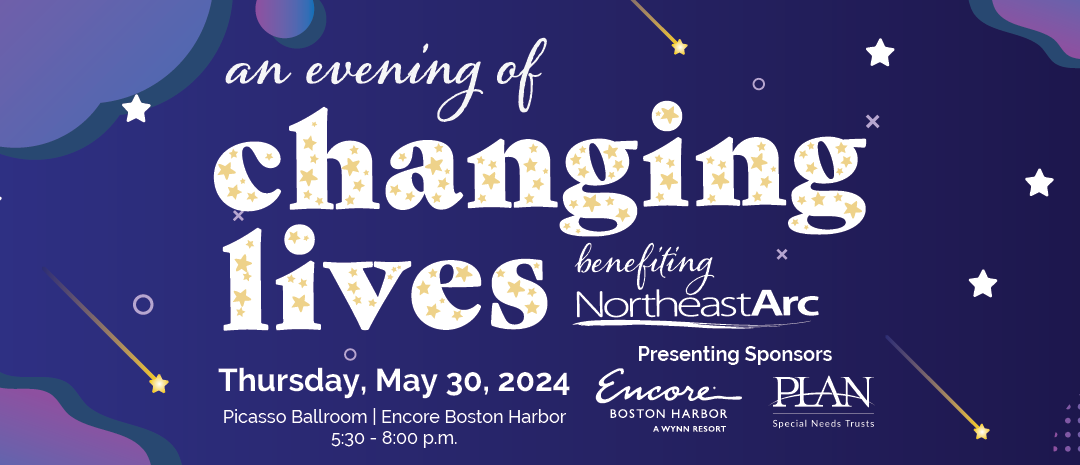 Evening of Changing Lives 2024 Graphic with event name