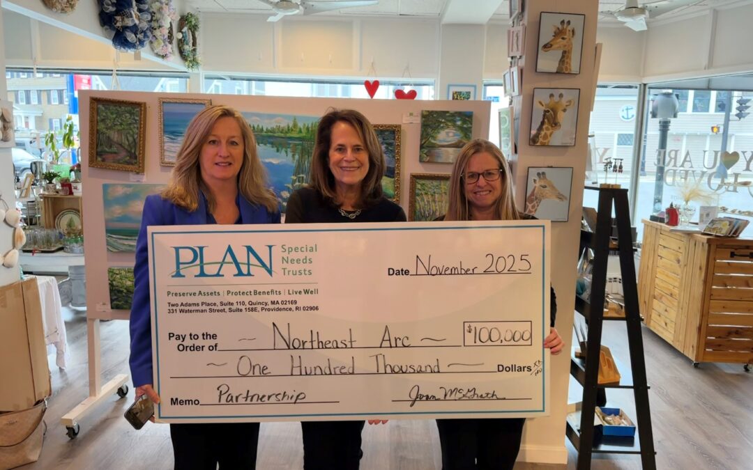 PLAN of MA & RI Strengthens Support for  Inclusion with $100,000 Gift to Northeast Arc