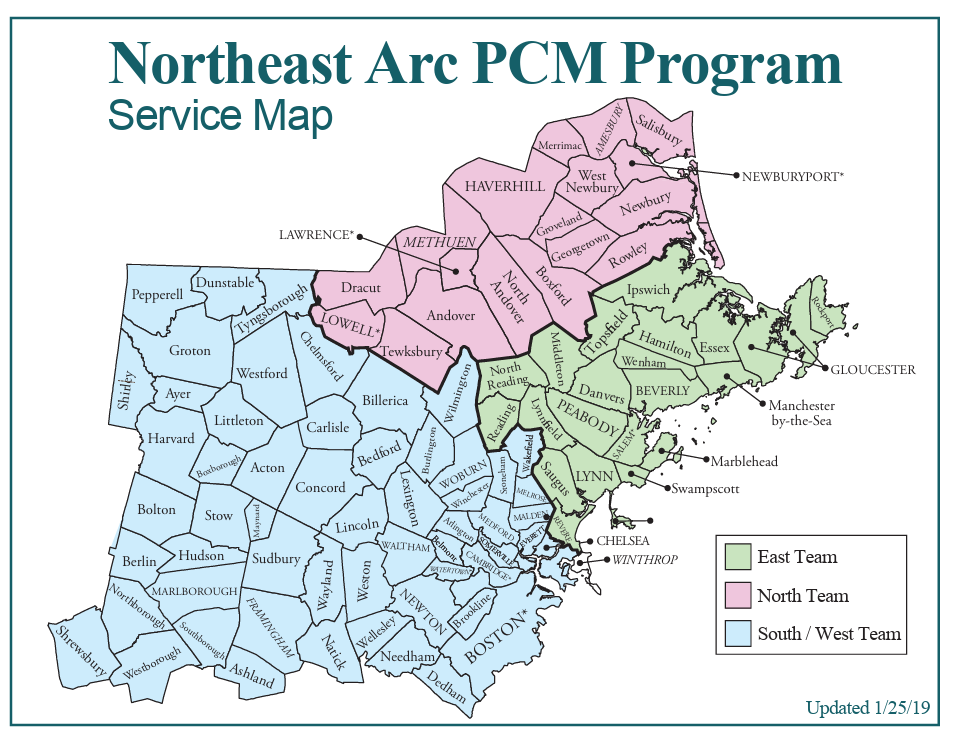 PCM Service Map